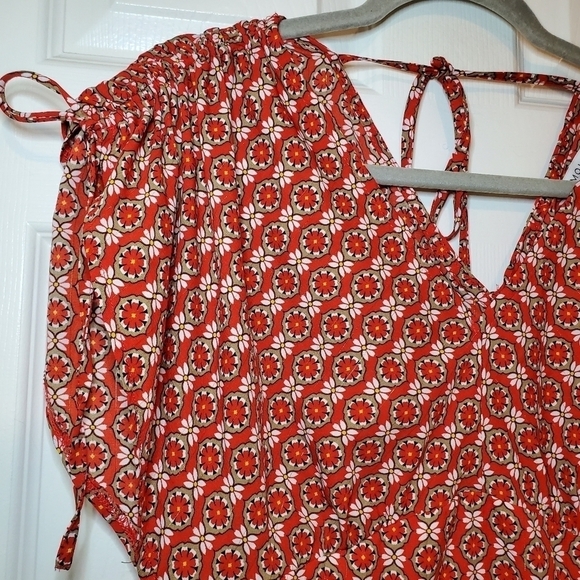 Molly Braken Red Maxi Dres Sz M - Picture 3 of 13